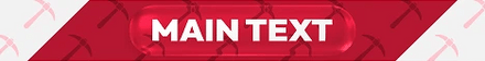 banner para servidor de Minecraft Glasscraft rojo