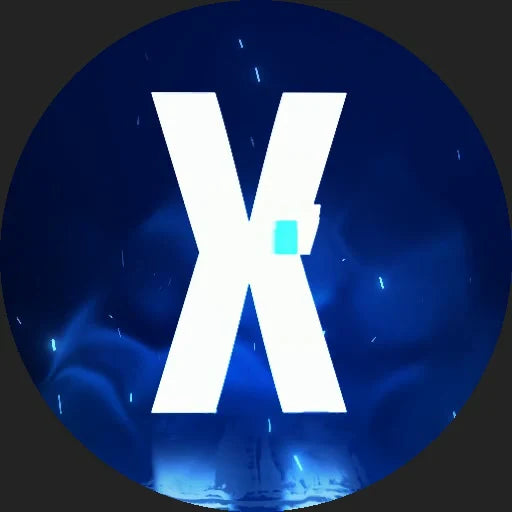Glitch Discord Server Icon Blue — alternate gallery design