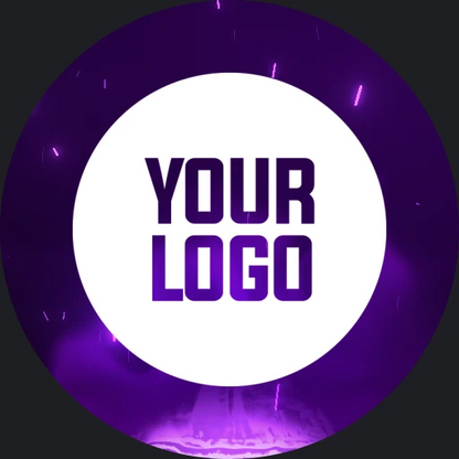 Animated Glitch Discord Server Icon Purple — primary gallery design
