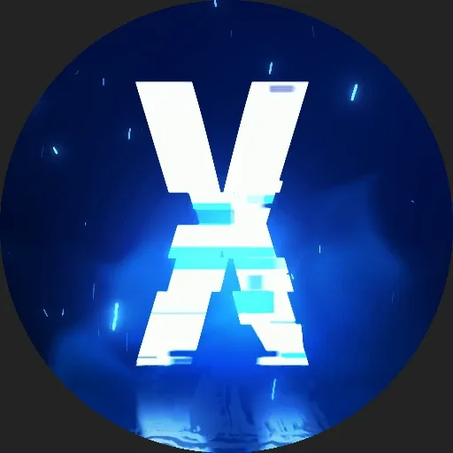 Animated Glitch Discord Server Icon Blue — primary gallery design