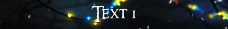 Banner de servidor de Minecraft festivo