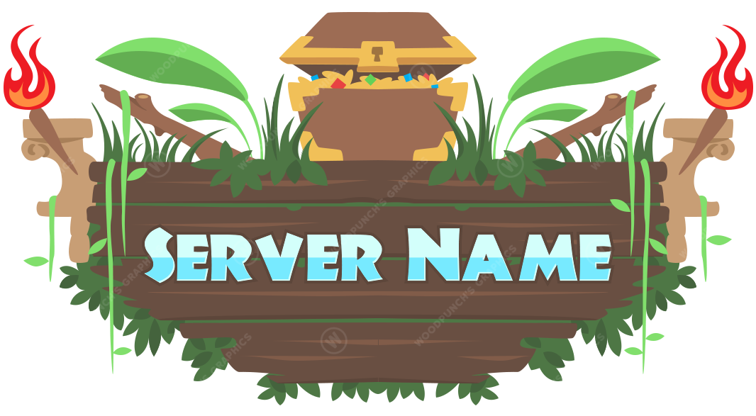 Jungle Treasure - Minecraft Server Logo