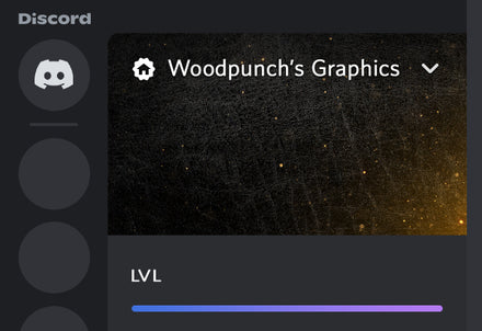 Discord Server Banner Gold