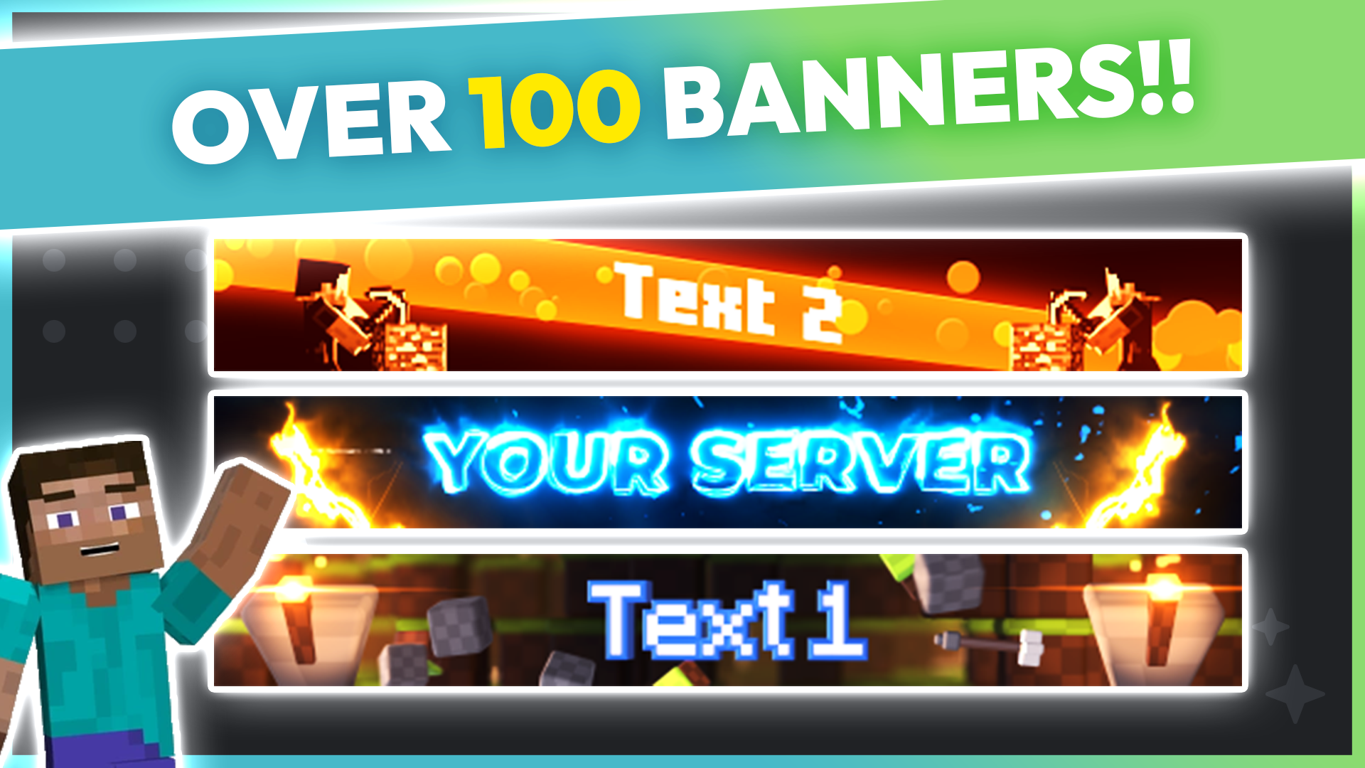 Load video: Create a Minecraft server banner