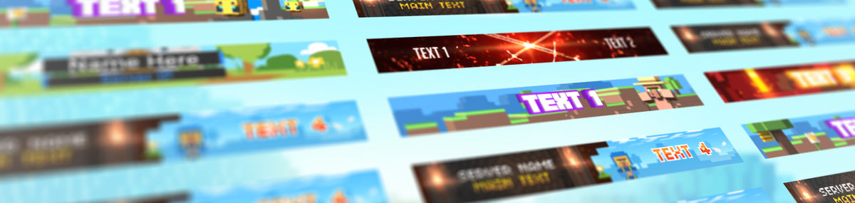 5 Amazing Minecraft Server Banners – Woodpunch's Graphics Shop