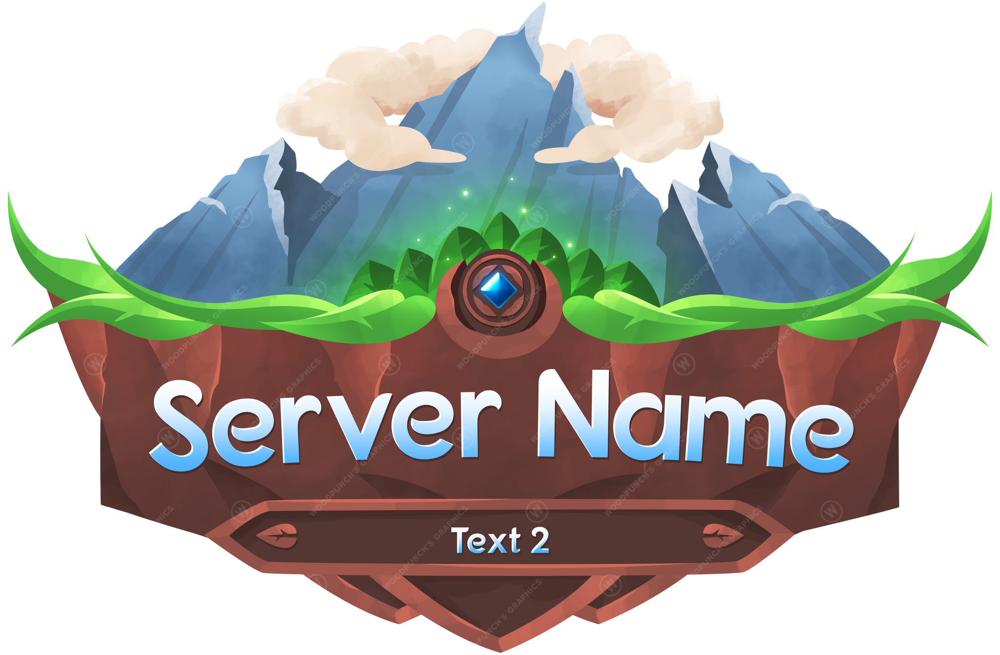 Mountain Minecraft Server Logo