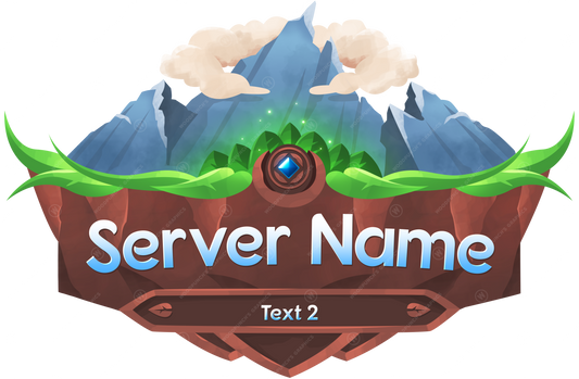 Mountain Minecraft Server Logo