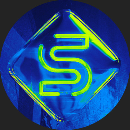 Neon Discord PFP Blue Green