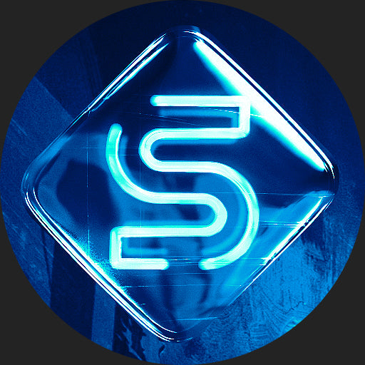 Neon Discord PFP Blue