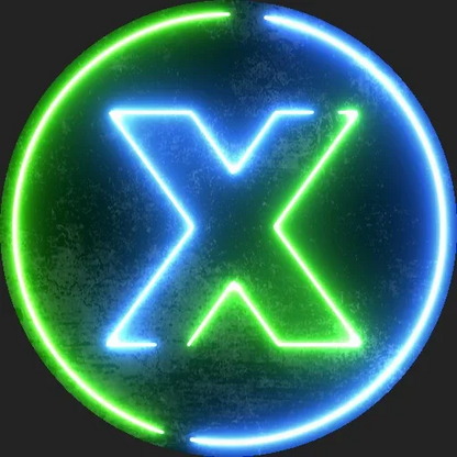 Animated Discord server icon blue green — primary gallery design