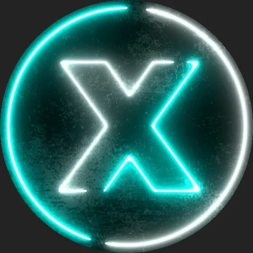 Animated Discord server icon cyan — primary gallery design