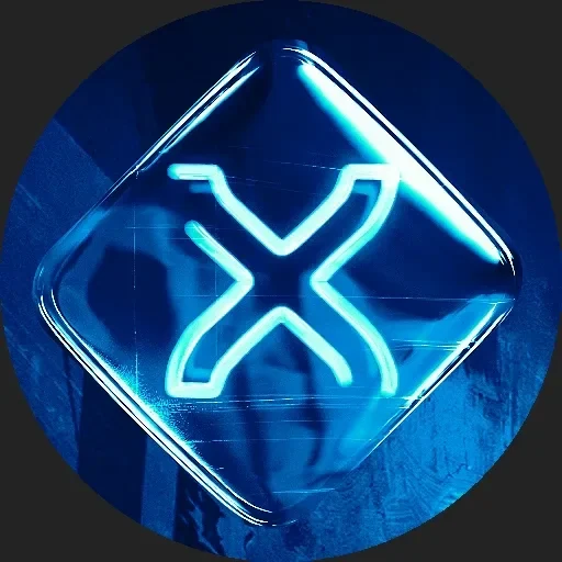 Animated Neon Sign Discord PFP Blue