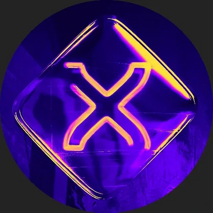 Animated Neon Sign Discord PFP Purple Gold — primary gallery design
