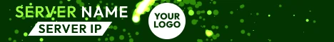Animated Neon Tornado - Minecraft Server Banner — green colorway