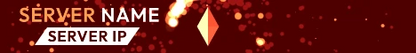 Animated Neon Tornado - Minecraft Server Banner — red colorway