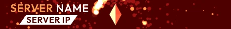 Neon Tornado - Minecraft Server Banner — rote Farbgebung