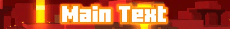 3D Minecraft Server Banner