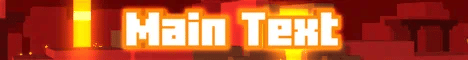 3D Minecraft Server Banner