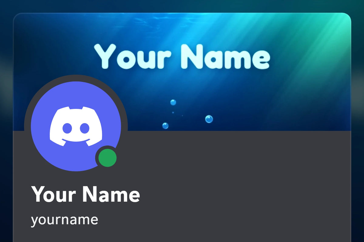 Ocean Discord profile banner, shown on a Discord profile