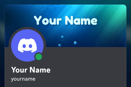 Ocean Discord profile banner, shown on a Discord profile
