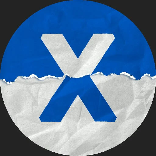 Paper Discord PFP Blue