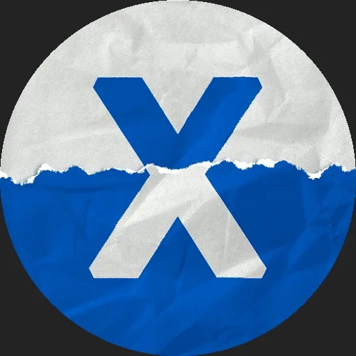 Animated Paper Discord PFP GIF Blue