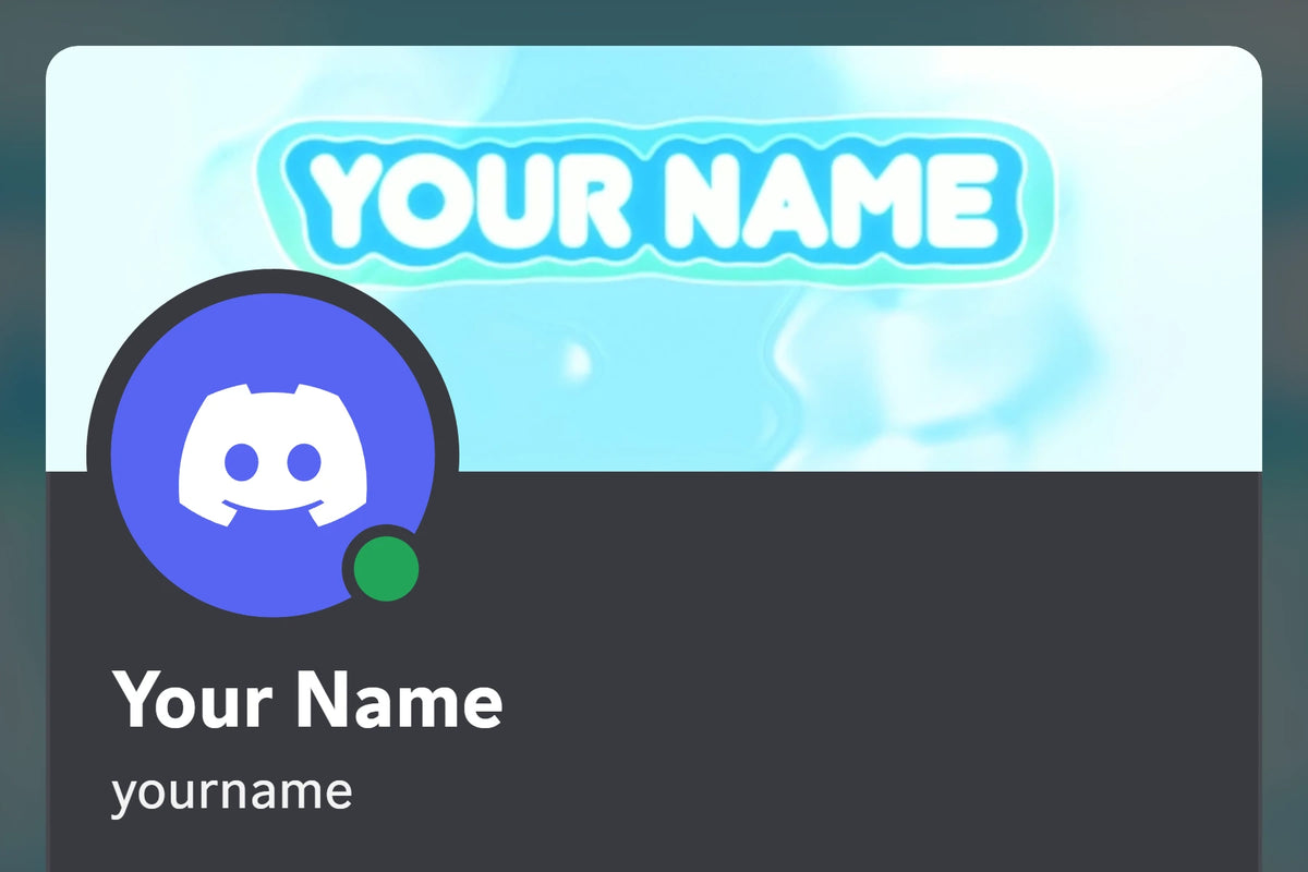 Pastel Discord profile banner, cyan, shown on a Discord profile