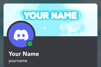 Pastel Discord profile banner, cyan, shown on a Discord profile