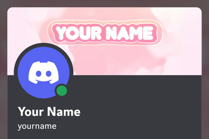 Pastel Discord profile banner, pink, animated, shown on a Discord profile