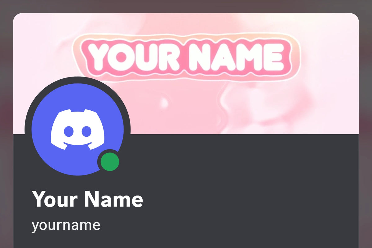 Pastel Discord profile banner, pink, shown on a Discord profile