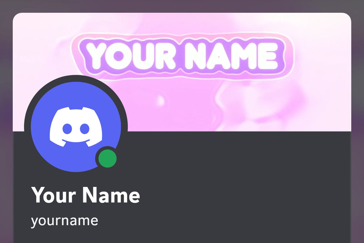 Pastel Discord profile banner, purple, shown on a Discord profile
