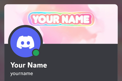 Pastel Discord profile banner, rainbow, animated, shown on a Discord profile