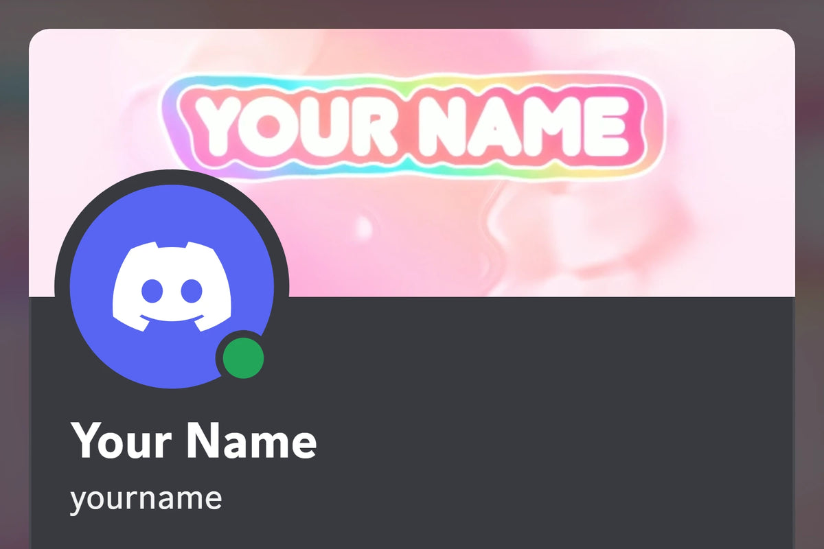 Pastel Discord profile banner, rainbow, shown on a Discord profile