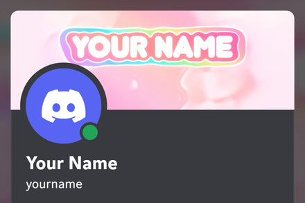 Pastel Discord profile banner, rainbow, shown on a Discord profile