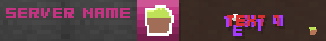 Pixel - Minecraft Server Banner, animated