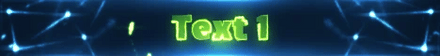 Plexus 3D Minecraft server banner After Effects template