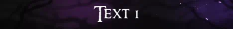Animated RPG Minecraft server banner — purple colorway