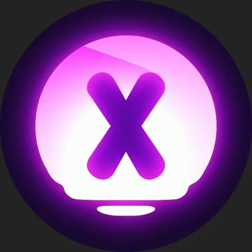 Animated Retro Discord Icon Purple