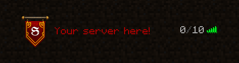 Cinta - Icono de servidor de Minecraft 64x64 — combinación de colores rojo