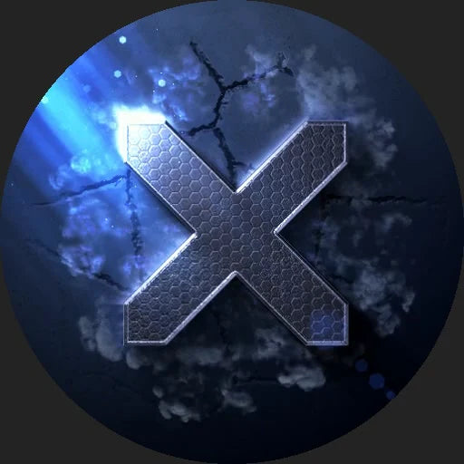 Rugged Discord server icon blue — alternate gallery design