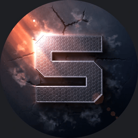 Rugged Discord server icon orange — primary gallery design