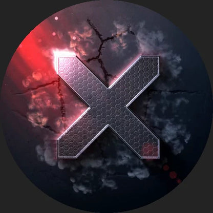 Rugged Discord server icon red — alternate gallery design