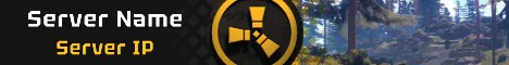 Animated Rust Server Banner Gold