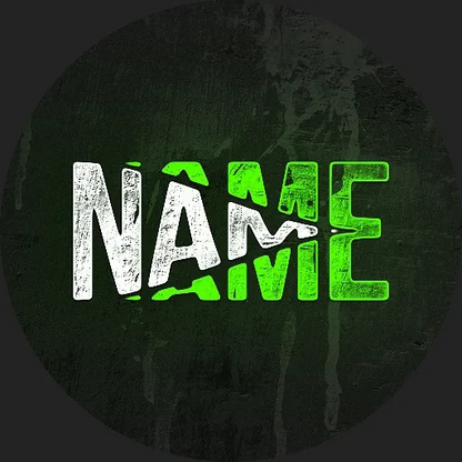 Split animated Discord profile picture, green