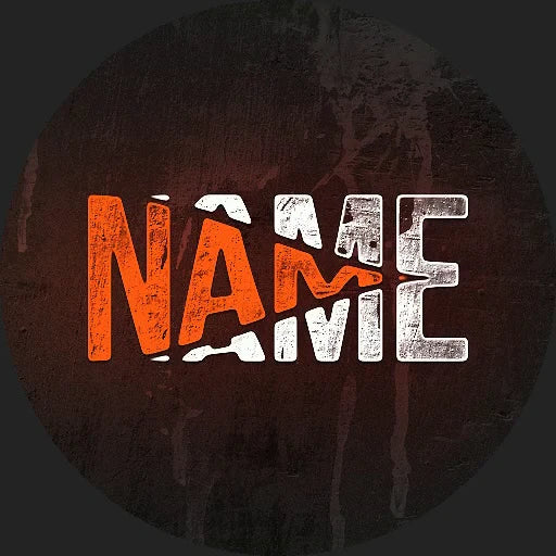 Split Discord profile picture, orange, still preview