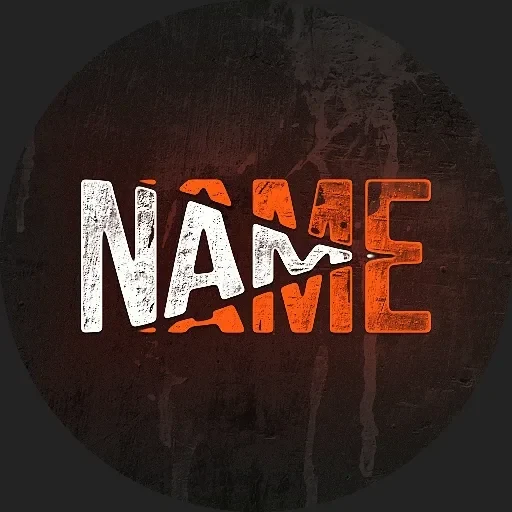 Split animated Discord profile picture, orange