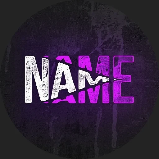Split animated Discord profile picture, purple