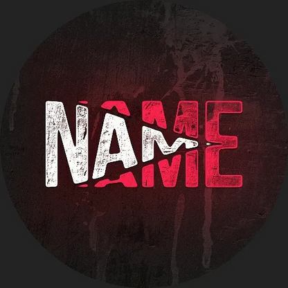Split animated Discord profile picture, red