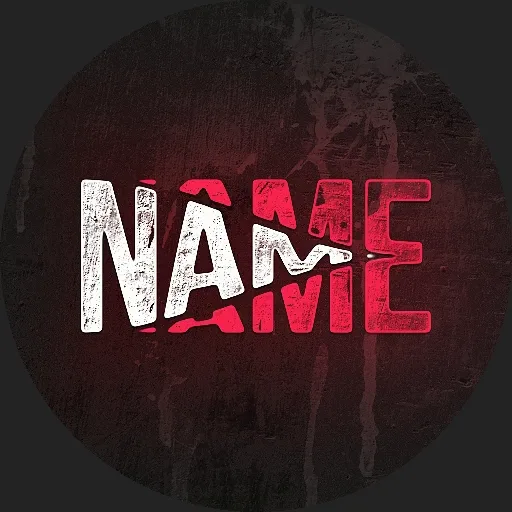 Split animated Discord profile picture, red