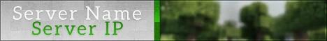 Animated Survival MC Server Banner Green